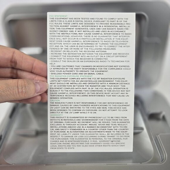 PhoneSoap 500-1 White Cell Phone Cleaner Sanitzer & Charger - Picture 9 of 16